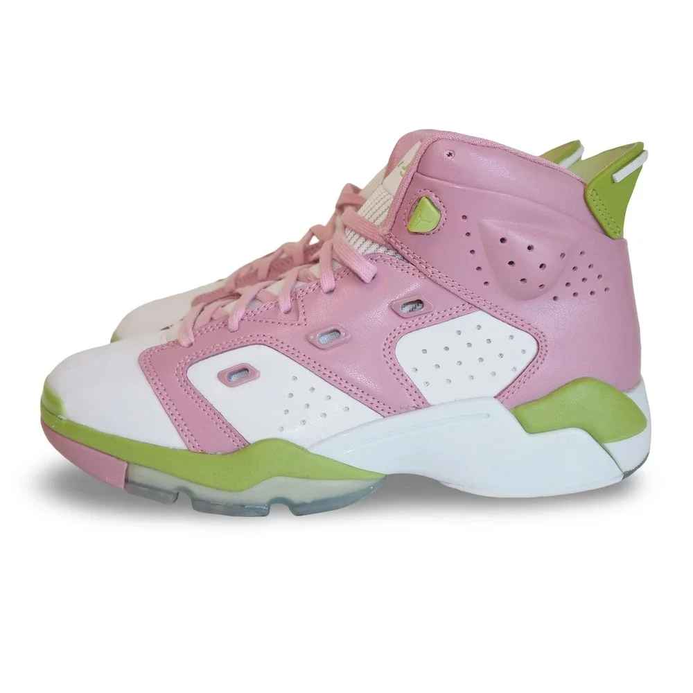 Air Jordan 6-17-23 GS Elemental Pink Vivid Green DM1159-613 Youth 6.5 Women 8